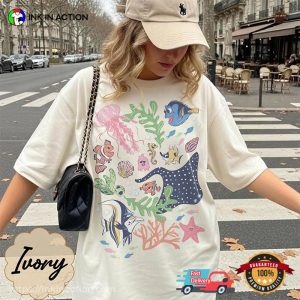 Retro Finding Nemo Characters Comfort Colors Shirt