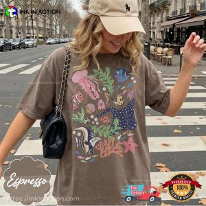 Retro Finding Nemo Characters Comfort Colors Shirt InkInAction.com
