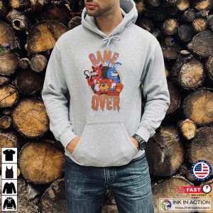 Retro Five Nights at Freddy's FNaF Game Over Shirt 1 InkInAction.com