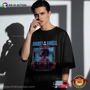 Retro Ghost In The Shell 1995 Mamoru Oshii Cyberpunk Anime Shirt