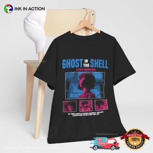 Retro Ghost in the Shell 1995 Mamoru Oshii Cyberpunk Anime Shirt 3 InkInAction.com