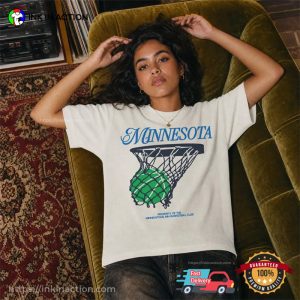 Retro Minnesota Basketball Club Tee 3 InkInAction.com