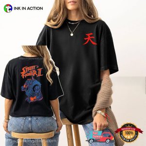Ryu Portrait Street Fighter 2 Game Two Sides Shirt