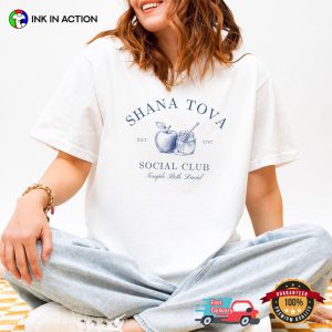 Shana Tova Social Club, Personalized Rosh Hashanah Jewish Comfort Colors Shirt