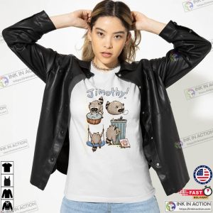 Short King Jimothy Raccoon Meme Tee