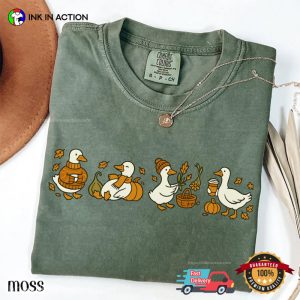 Silly Goose Autumn, Fall Goose Season Comfort Colors Shirt 2 InkInAction.com
