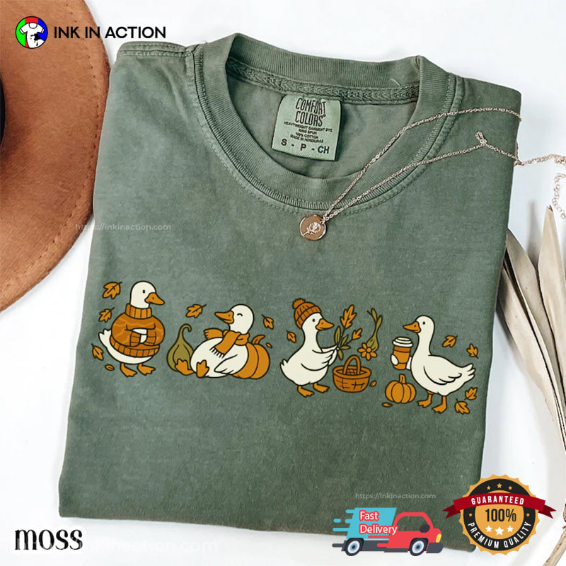 Silly Goose Autumn, Fall Goose Season Comfort Colors Shirt Silly Goose Autumn, Fall Goose Season Comfort Colors Shirt