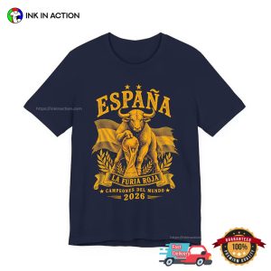Spain World Cup Champions 2026, España La Furia Roja Shirt