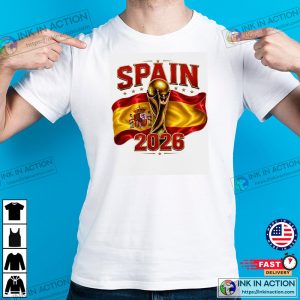 Spain World Cup Champions 2026 Trophy Shirt