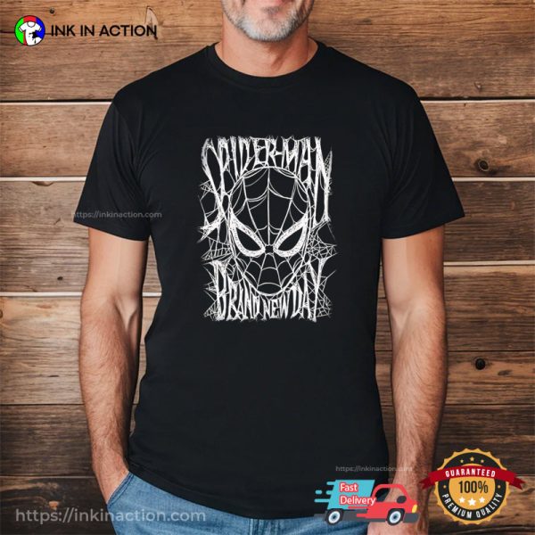 Spider Man Brand New Day Web Shooters Graphic Tee 1 InkInAction.com 600x600