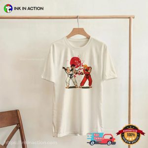 Street Fighter Ken Vs Ryu Pixel Shirt