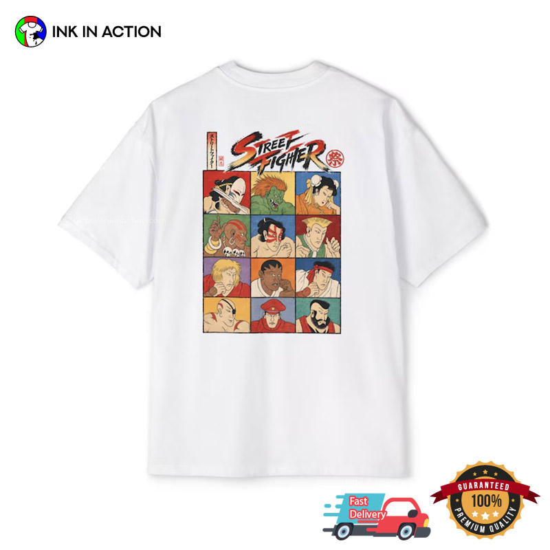 Street Fighter Retro Arcade Game Shirt Street Fighter Retro Arcade Game Shirt