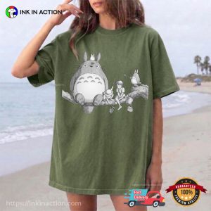 Studio Ghibli My Neighbor Totoro Art Gifts Comfort Colors Shirt