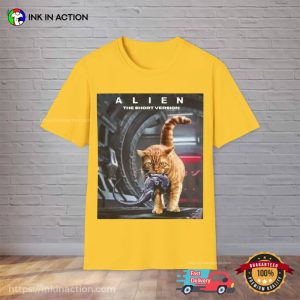 The Short Version Parody Alien Movie Funny Sci-fi Alien Tee