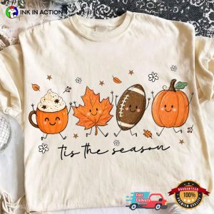 Tis The Season Doodle First Day Of Autumn Comfort Colors Shirt