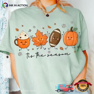 Tis The Season Doodle First Day Of Autumn Comfort Colors Shirt