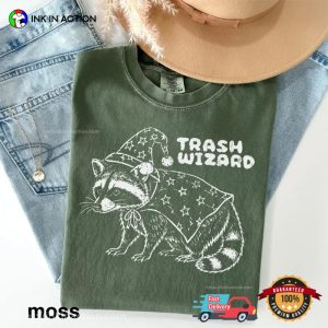 Trash Wizard Cute Wizard Raccoon Meme Comfort Colors Shirt