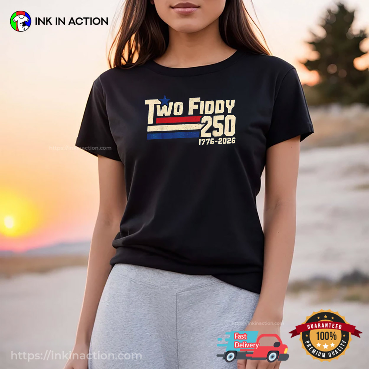 Two Fiddy America 250th Anniversary Funny Patriot Shirt Two Fiddy America 250th Anniversary Funny Patriot Shirt