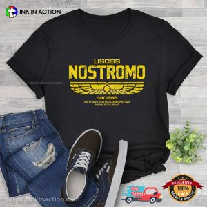 USCSS Nostromo Retro Sci-fi Alien Movie Tee