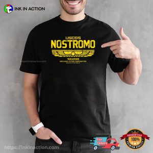 USCSS Nostromo Retro Sci-fi Alien Movie Tee