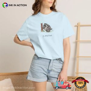 Viral Short King Jimothy Raccoon Comfort Colors Shirt