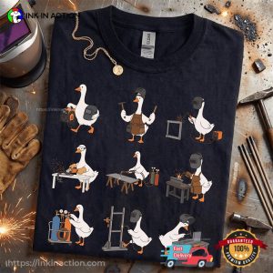 Welder Silly Goose Steel Metalworker Comfort Colors Shirt
