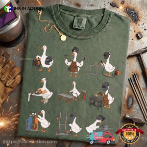 Welder Silly Goose Steel Metalworker Comfort Colors Shirt
