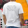 When The Power Of Love Overcomes, Peace Saying Back Tee