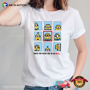When You Think You’re On Mute Cute Minions Shirt When You Think You’re On Mute Cute Minions Shirt