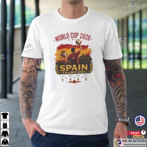 World Cup 2026 Soccer Champs Spain Tee 3 InkInAction.com
