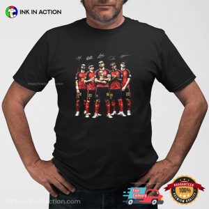 World Cup Champion Spain National Football Team Signatures Shirt