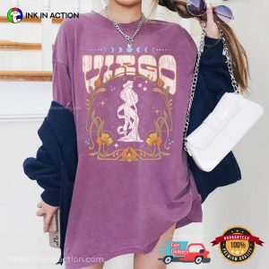 the Maiden Virgo Zodiac Comfort Colors Shirt 3 InkInAction.com
