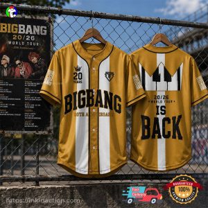 20th Anniversary BigBang World Tour 2026 Baseball Jersey