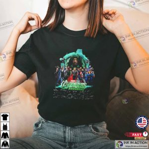 Avengers Doomsday Characters Signatures Shirt