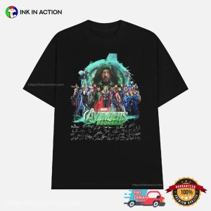 Avengers Doomsday Characters Signatures Shirt 3 InkInAction.com