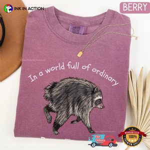 Be A Jimothy, Short Raccoon Jimothy Meme Inspirational Comfort Colors Shirt