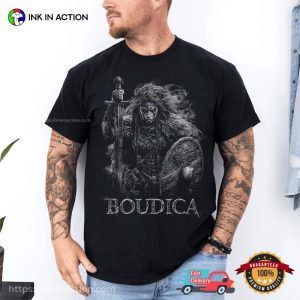 Boudica Warrior Queen Dark Feminist Tee 3 InkInAction.com