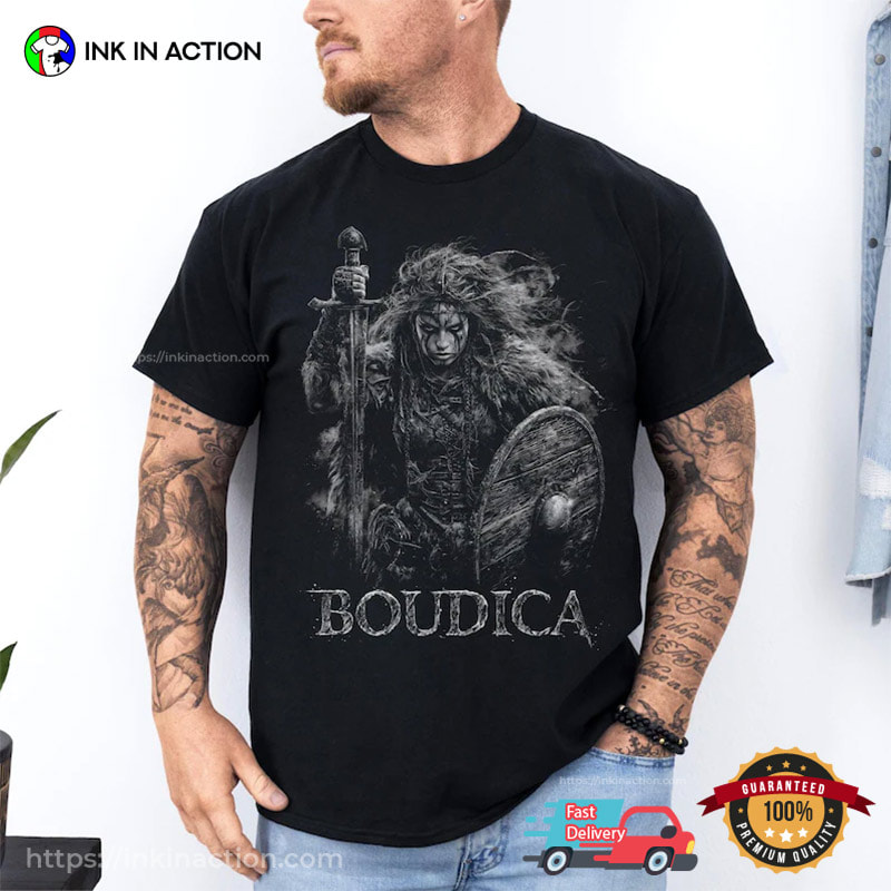 Boudica Warrior Queen Dark Feminist Tee Boudica Warrior Queen Dark Feminist Tee