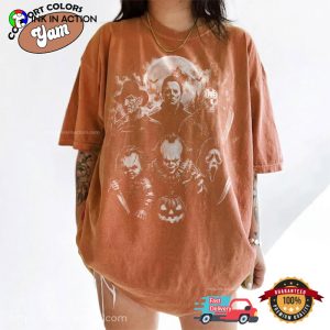 Classic Halloween Horror Characters Comfort Colors Shirt