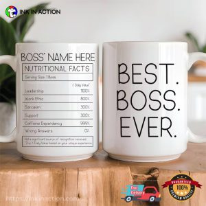 Custom Best Boss Ever Mug