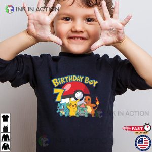 Custom Birthday Boy Pokemon Shirts​