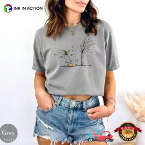 Fall Halloween Scarecrow And Dog Comfort Colors Shirt