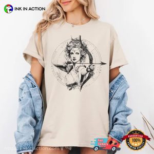 Feminist Artemis Greek Goddess Power Comfort Colors Shirt