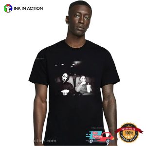 Funny Halloween Ghostface and Michael Myers Meme Shirt 2 InkInAction.com