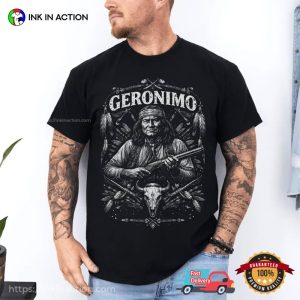 Geronimo Native American Chief Tribes Graphic Shirt