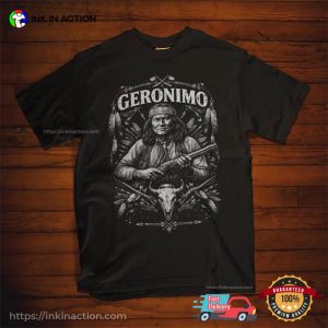 Geronimo Native American Chief Tribes Graphic Shirt 3 InkInAction.com