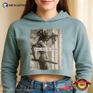 Girls Will Be Girls Medusa Feminist Empowerment Tee