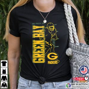 Go Pack Go Men’s Green Bay Packers Football Shirt