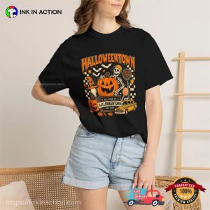 Halloween Town Spooky halloween Pumpkin Tee 3 InkInAction.com