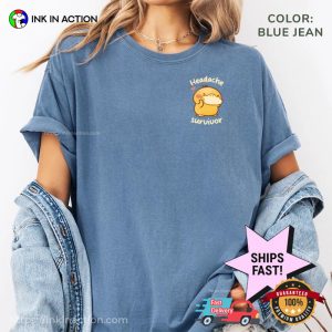 Headache Survivor Psyduck Pokemon Meme Comfort Colors Shirt 3 InkInAction.com